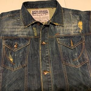Akoo Jean jacket/vest New quality